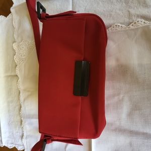 Dark red mini purse